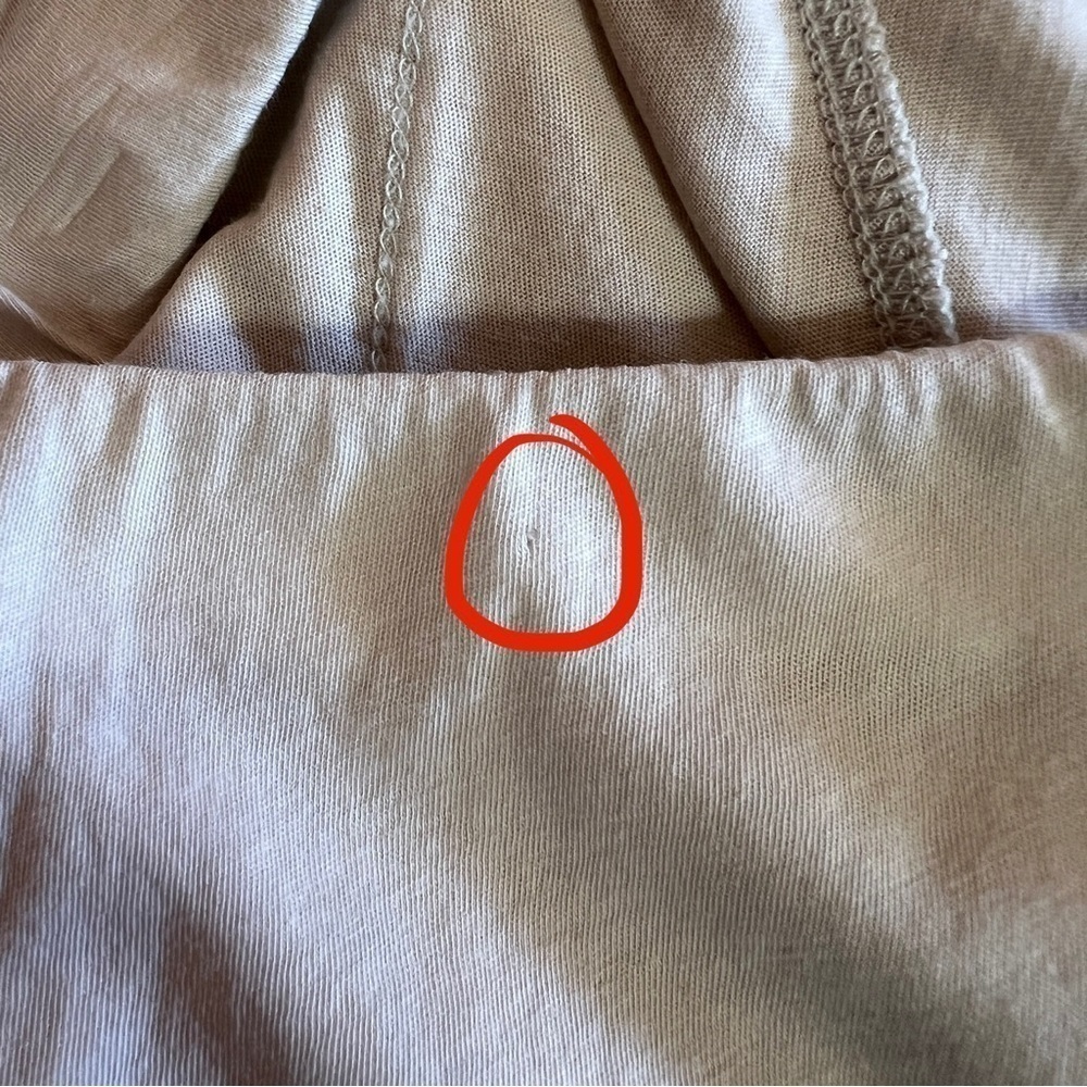 Lunya Pima Cotton Double Layer Sleep Pants ivory sz Large - original style - Picture 7 of 16